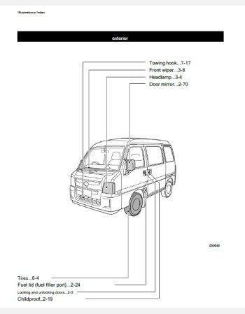subaru sambar truck 2010 2011 & 2012 owners manual in english